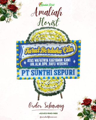 Papan Bunga Duka di Karang Bindu
