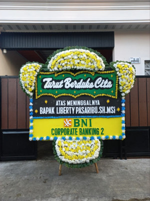 Papan Bunga Duka di Karang Bindu