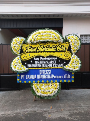 Papan Bunga Duka di Karang Bindu