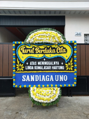 Papan Bunga Duka di Karang Bindu