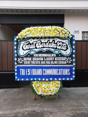 Papan Bunga Duka di Karang Bindu
